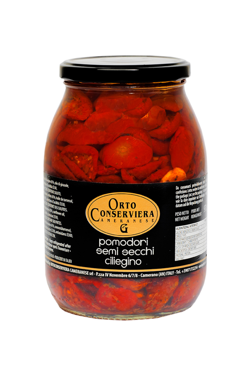 POMODORI SEMI SECCHI CILIEGINO ORTO CONSERVIERA