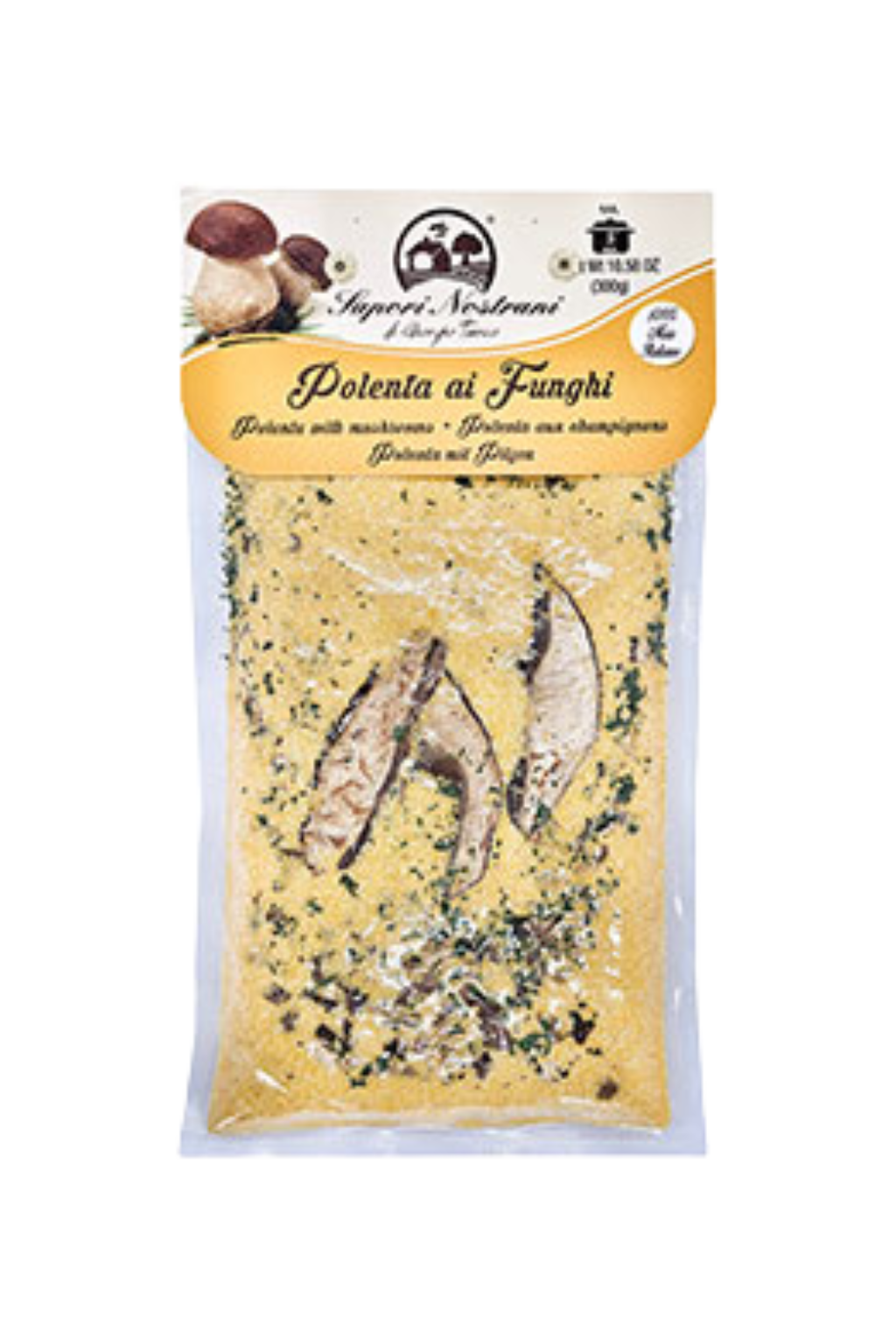 POLENTA AI FUNGHI PORCINI SAPORI NOSTRANI