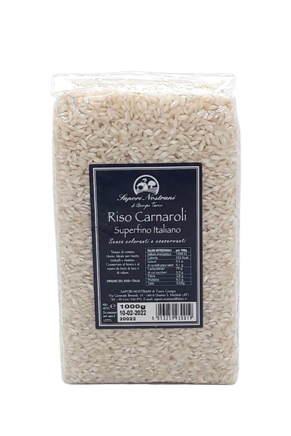 RISO CARNAROLI ITALIANO SAPORI NOSTRANI