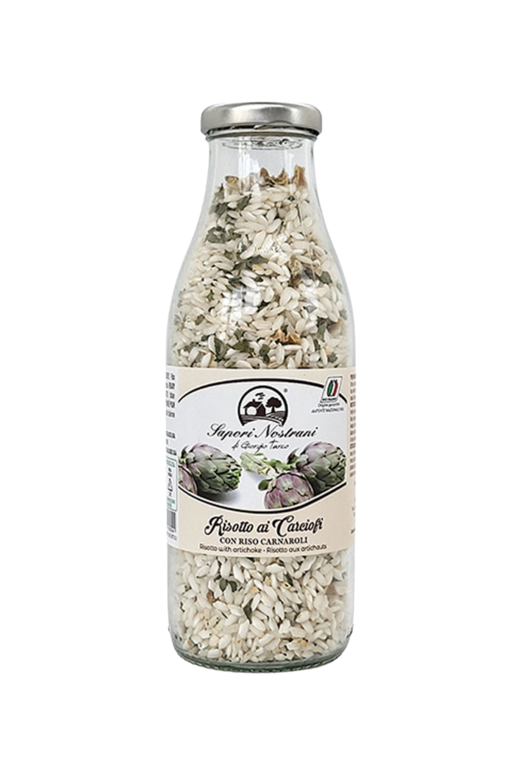 RISOTTO CARCIOFI BOTTIGLIA LATTE SAPORI NOSTRANI