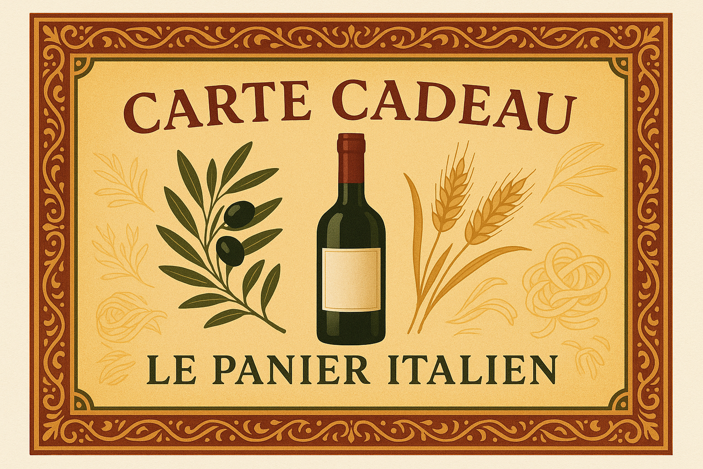 ajoute une bouteille de vin