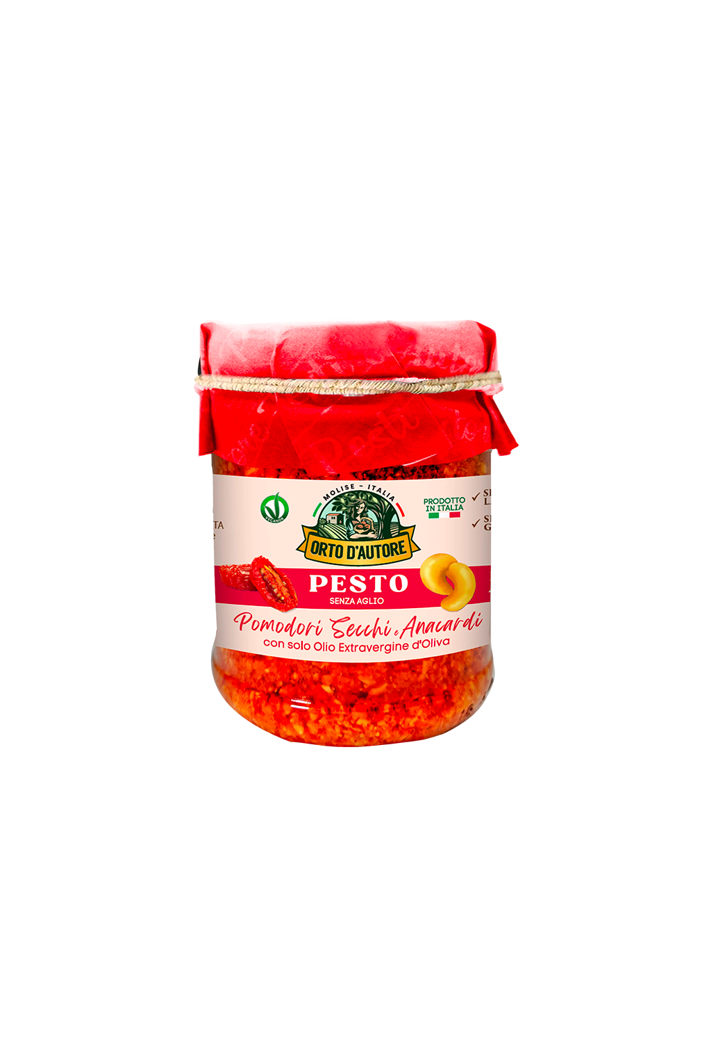 PESTO ROSSO NOIX DE CAJOU ORTO D'AUTORE