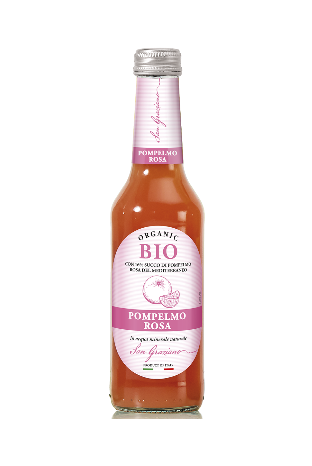 POMPELMO ROSA BIO IN ACQUE MINERALE NATURALE SAN GRAZIANO ITALIA