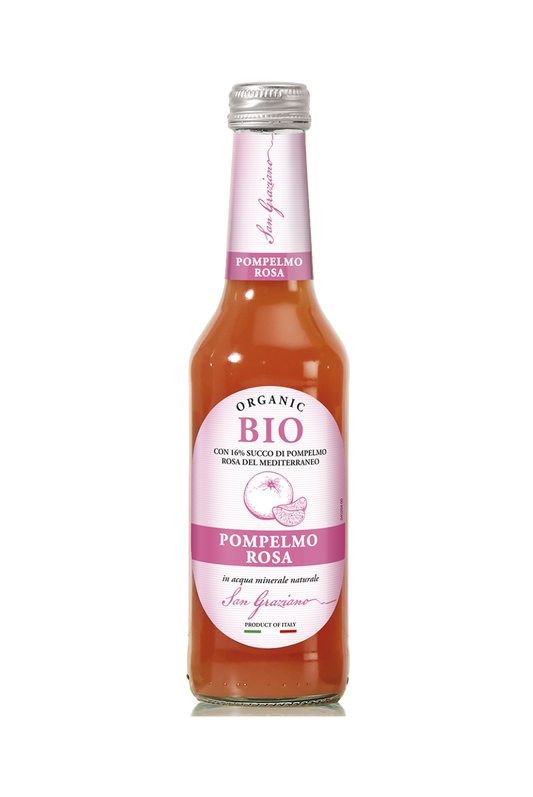 POMPELMO ROSA BIO IN ACQUE MINERALE NATURALE SAN GRAZIANO ITALIA