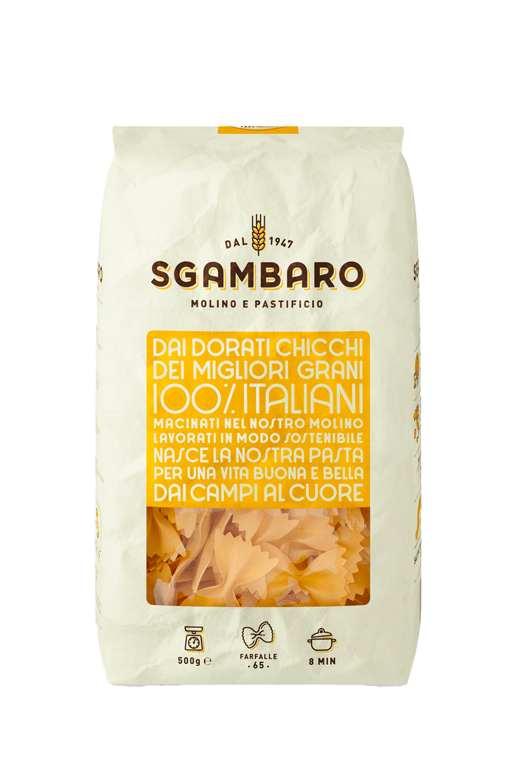 Farfalle italiens de Gragnano artisanales