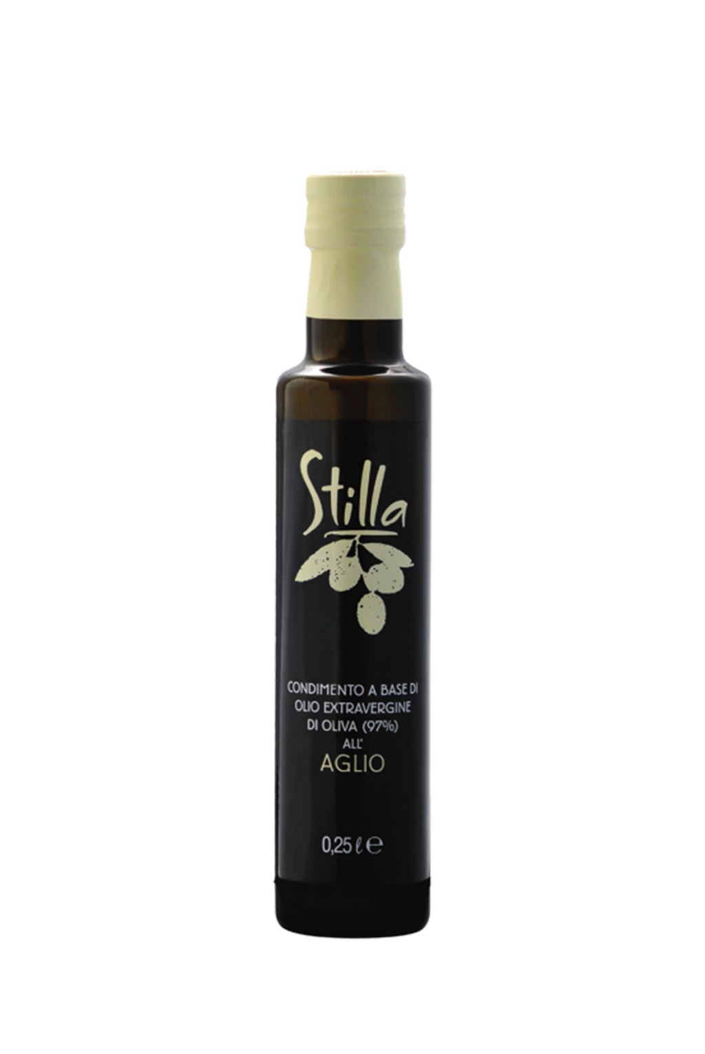 HUILE D'OLIVE EXTRA VIERGE AROMATIC AGLIO STILLA