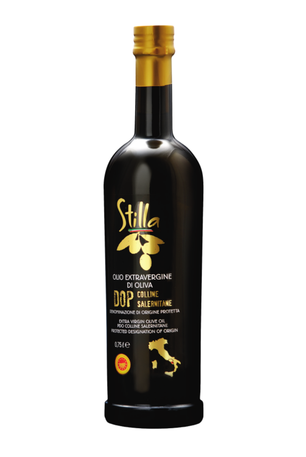 HUILE D'OLIVE EXTRA VIERGE DOP "SALERNITAN HILLS 100% ITALIENNE STILLA