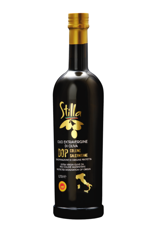 HUILE D'OLIVE EXTRA VIERGE DOP "SALERNITAN HILLS 100% ITALIENNE STILLA