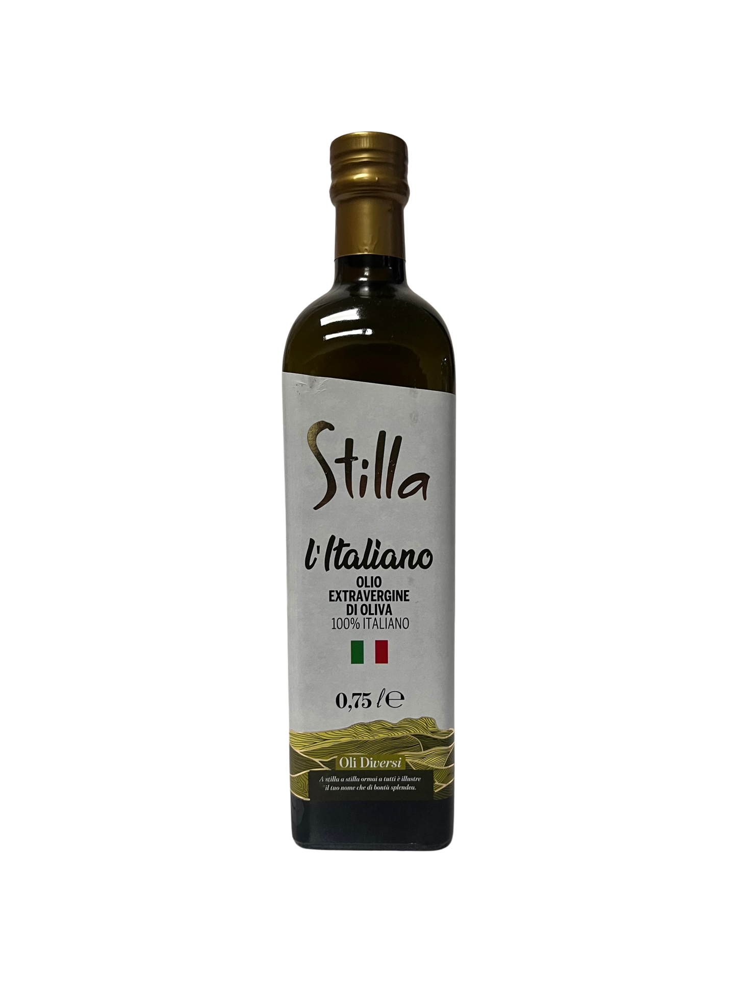 HUILE D'OLIVE EXTRA VIERGE "L'ITALIANO" 100% ITALIENNE STILLA