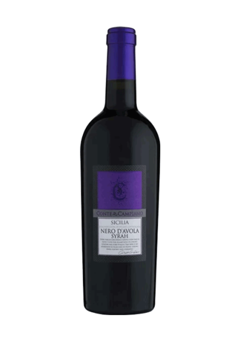 NERO D'AVOLA SYRAH SICILIA DOC 2024 COMTE DI CAMPIANO