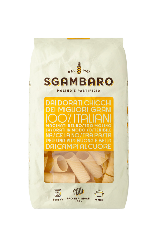 PACCHERI RIGATI SGAMBARO 100% ITALIANO
