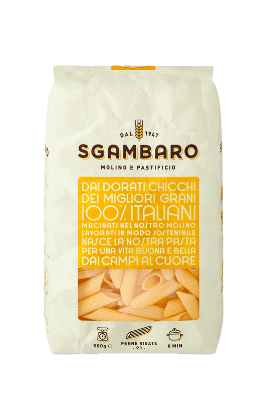 PENNE RIGATE SGAMBARO 100% ITALIAN