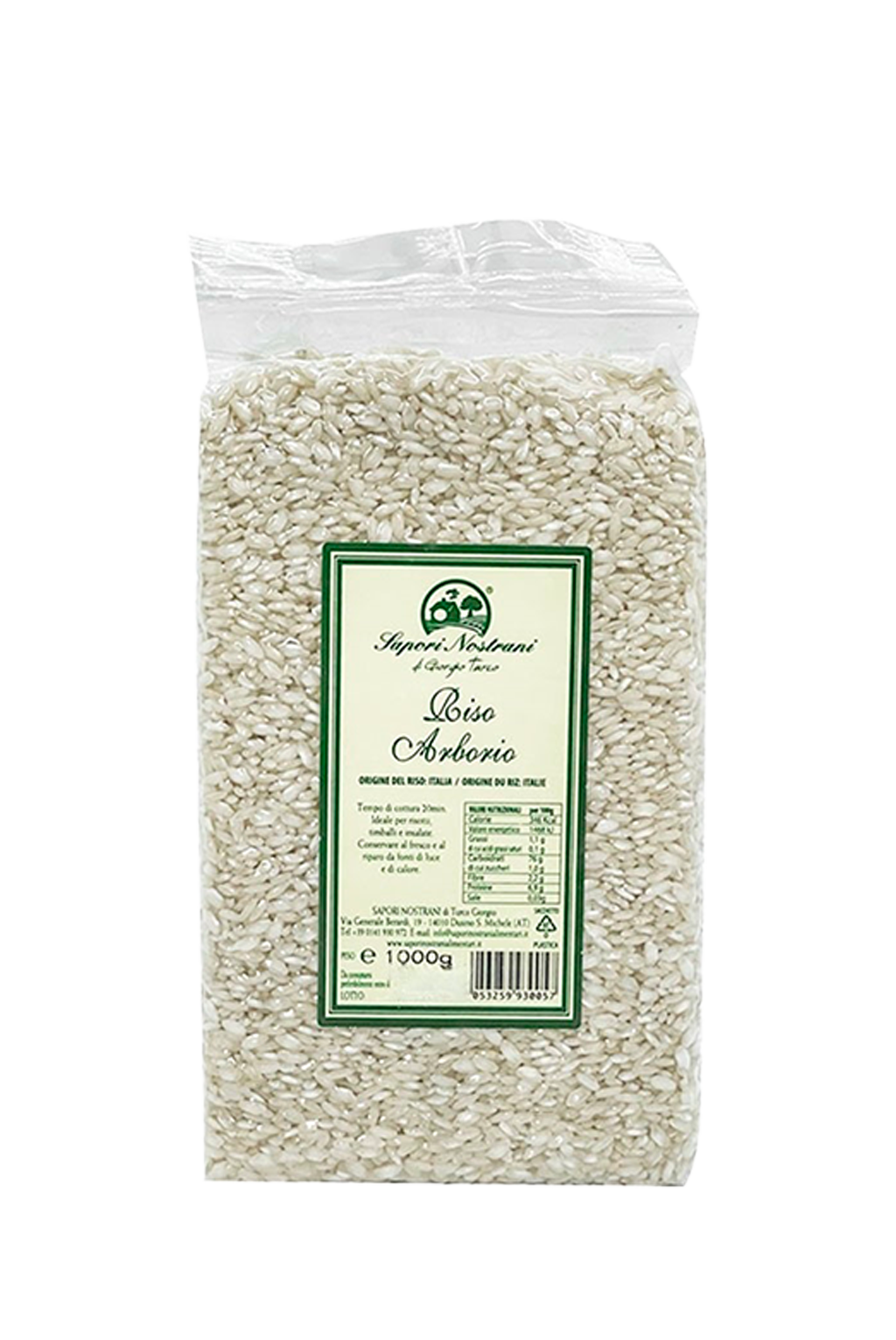 RISO ARBORIO ITALIANI SAPORI NOSTRANI