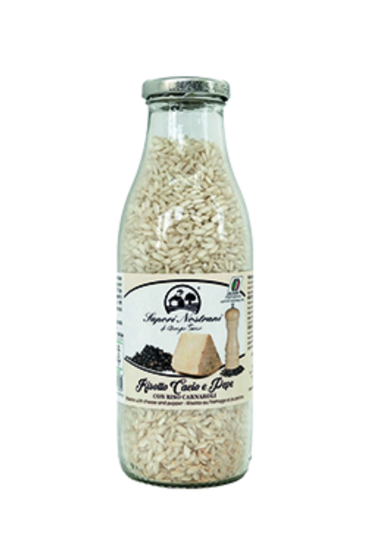 RISOTTO CACIO E PEPE BOTTIGLIA LATTE SAPORI NOSTRANI