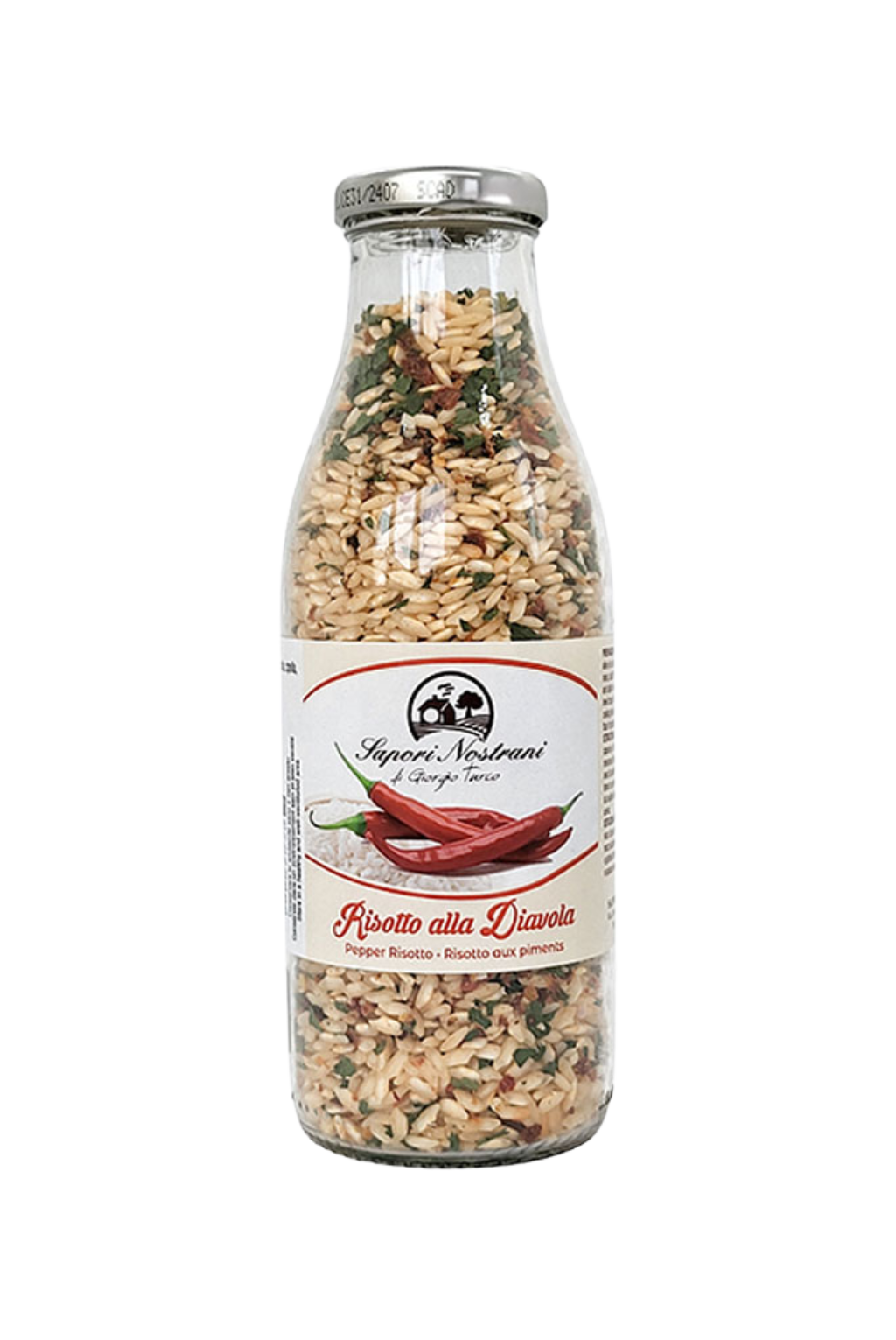 RISOTTO DIAVOLA BOTTIGLIA SAPORI NOSTRANI