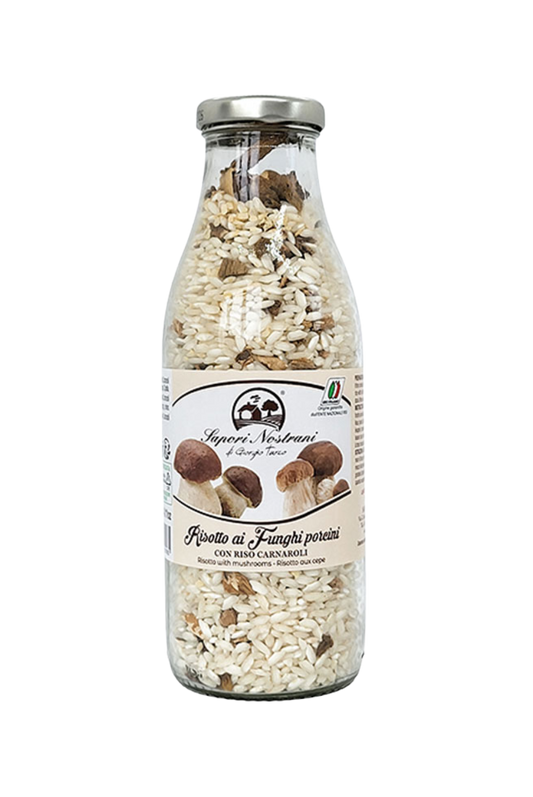 RISOTTO FUNGHI BOTTIGLIA LATTE SAPORI NOSTRANI