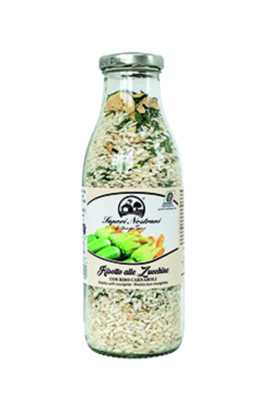 RISOTTO ZUCCHINE BOTTIGLIA LATTE SAPORI NOSTRANI