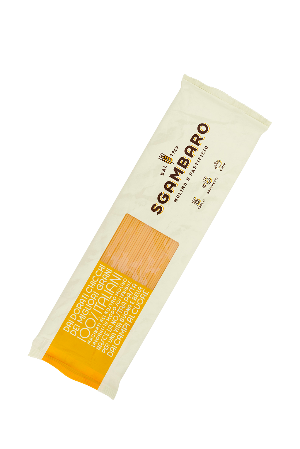 SPAGHETTI SGAMBARO 100% ITALIAN