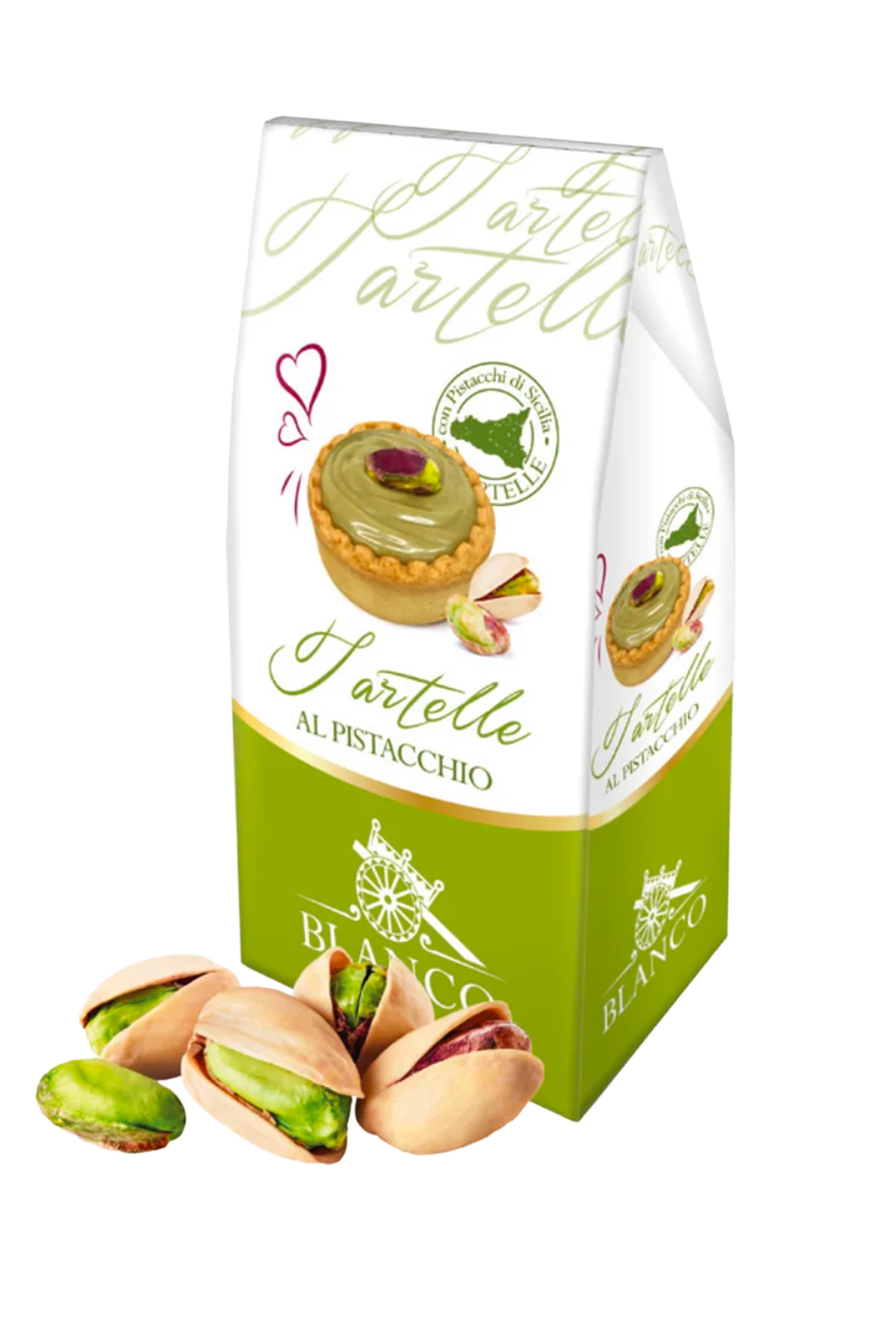TARTELETTES CREME PISTACHE BLANCO