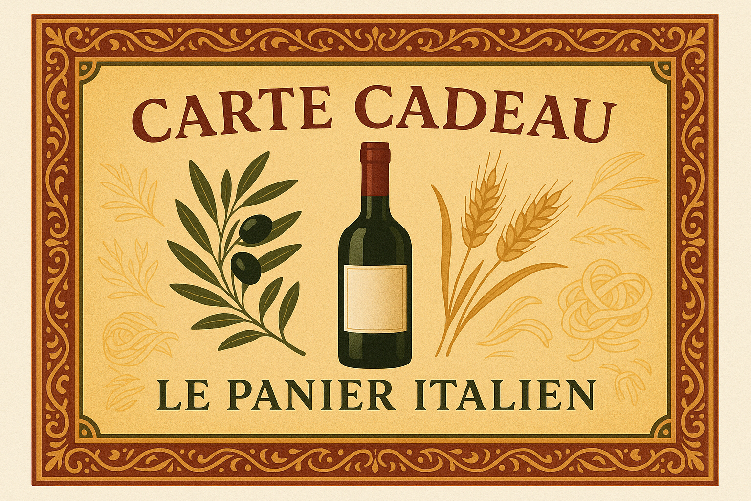 ajoute une bouteille de vin 